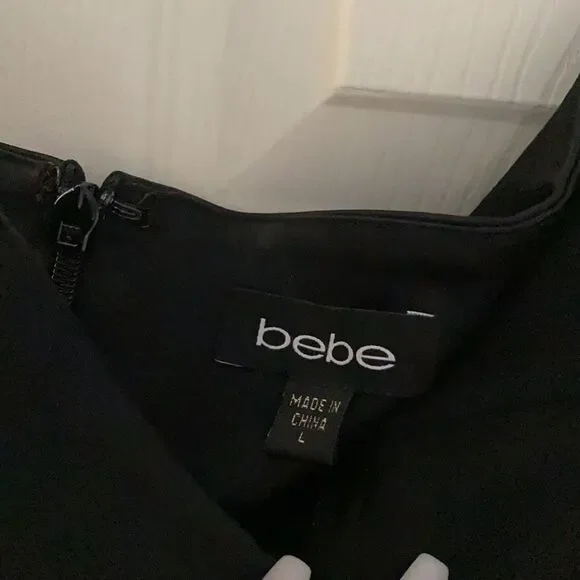 Strapless BEBE Black Dress - Picture 3 of 4